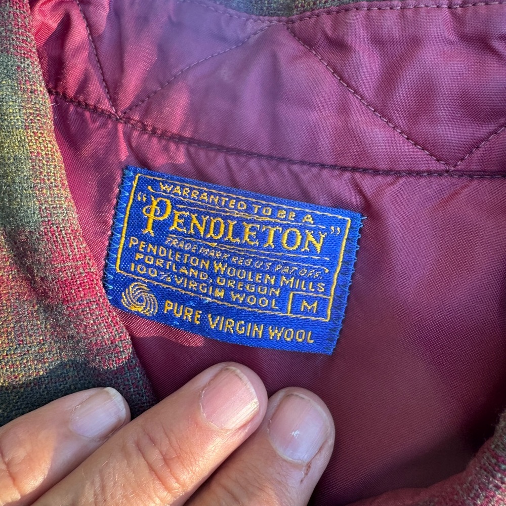 Pendleton Multicolor Plaid Button Down Shirt - image 4